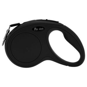 Classical Retractable Pet Leash 118.11" Black